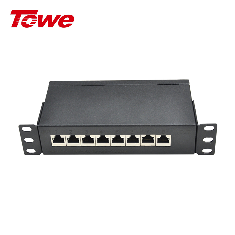 100M RJ45系列以太网络通讯线路电涌保护器 TTS-RJ45-8E/8S