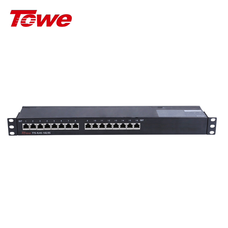 100M RJ45系列以太网络通讯线路电涌保护器 TTS-RJ45-16E/8S