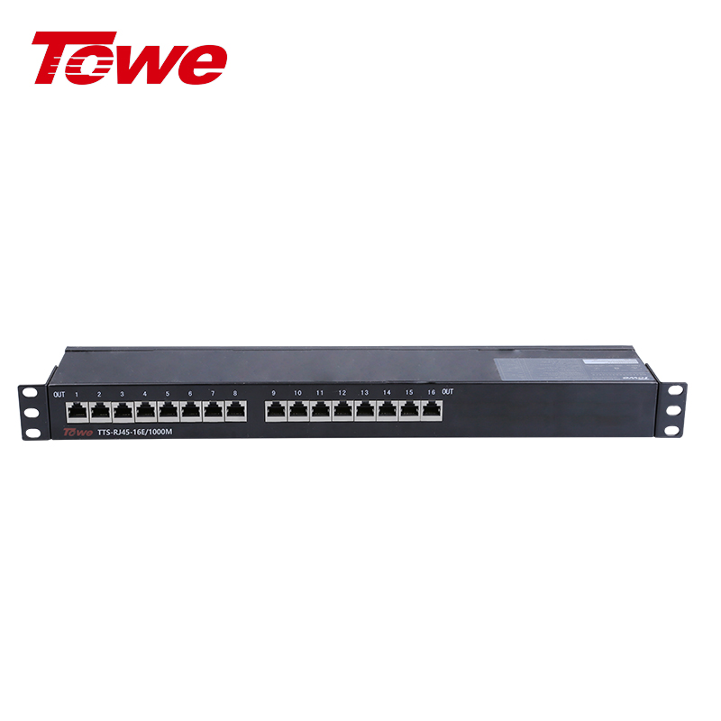 1000M RJ45系列以太网络通讯线路电涌保护器 TTS-RJ45-16E-1000M