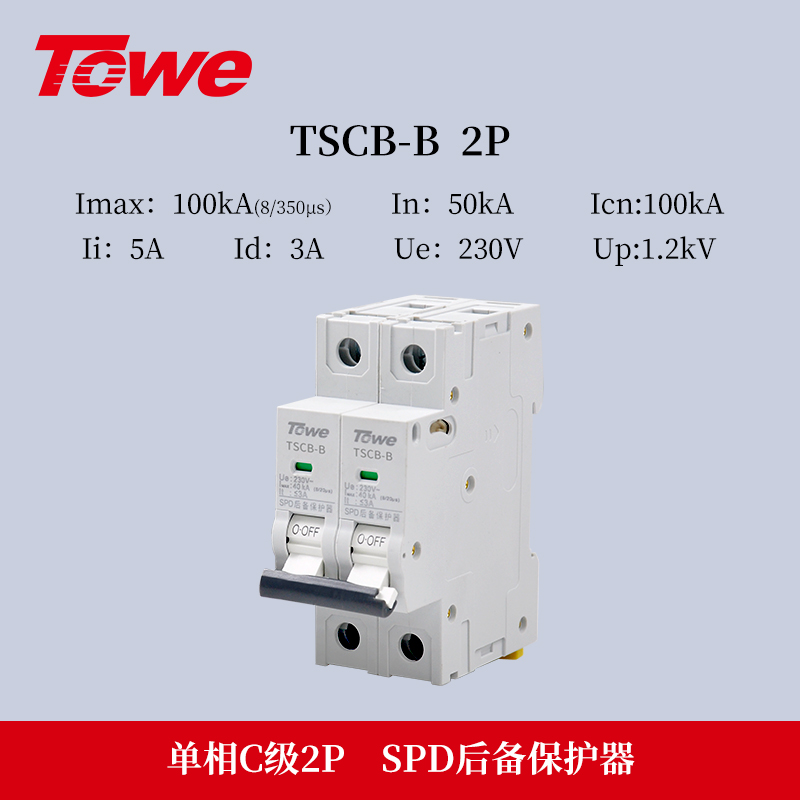 SPD专用后备保护器 TSCB-B 2P