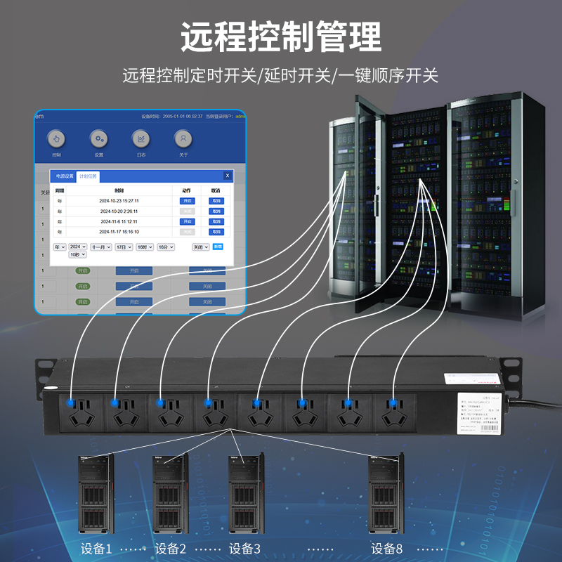 TOWE智能PDU机柜电源插座
