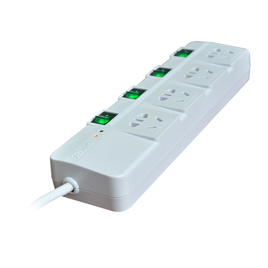 Surge protective socket